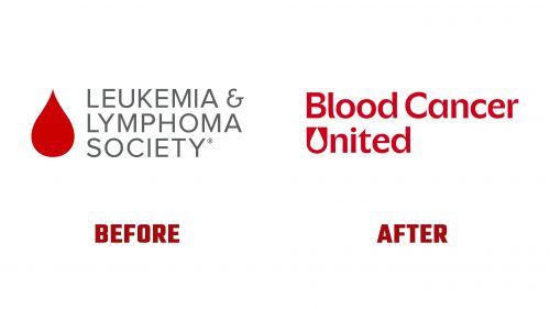 Blood Cancer United Logo Evolution