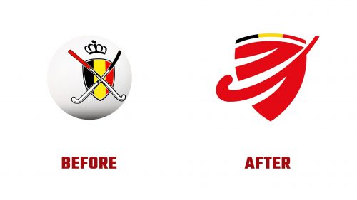Hockey Belgium Logo Evolution