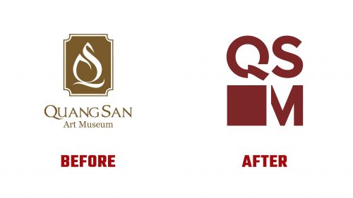 Quang San Art Museum Logo Evolution