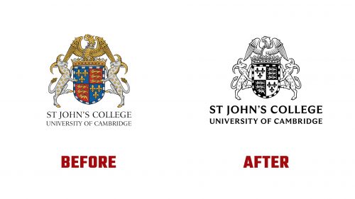 St John's College Logo Evolution