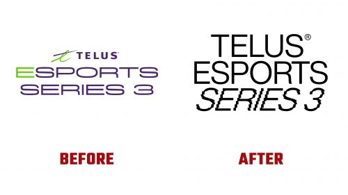 TELUS Esports Logo Evolution