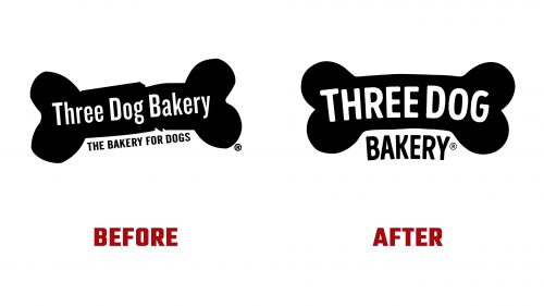 Three Dog Bakery Logo Evolution