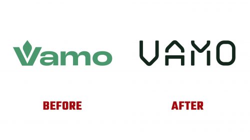 Vamo Logo Evolution