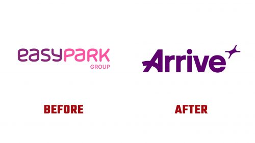 Arrive Logo Evolution