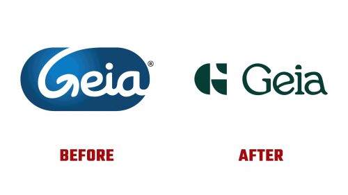 Geia Food Logo Evolution