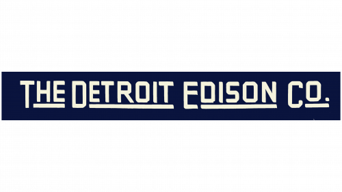 Detroit Edison Logo 1903