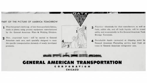 General American Transportation Corporation Logo 1933