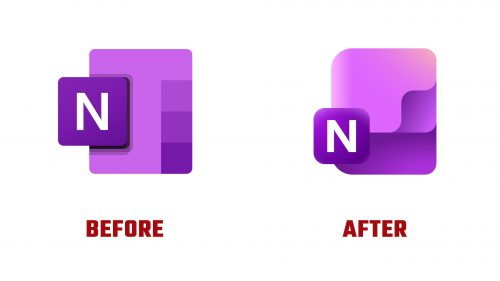 Microsoft OneNote Logo Evolution