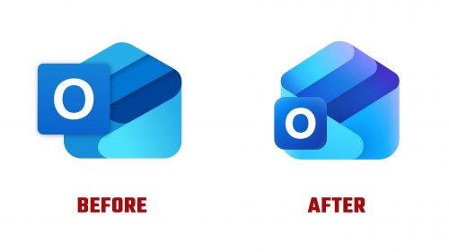 Microsoft Outlook Logo Evolution