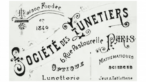 Societe des Lunetiers Logo 1800s