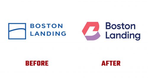 Boston Landing Logo Evolution