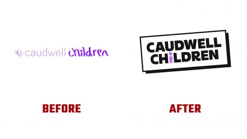 Caudwell Children Logo Evolution