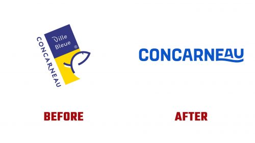 Concarneau Logo Evolution