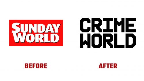 Crime World Logo Evolution