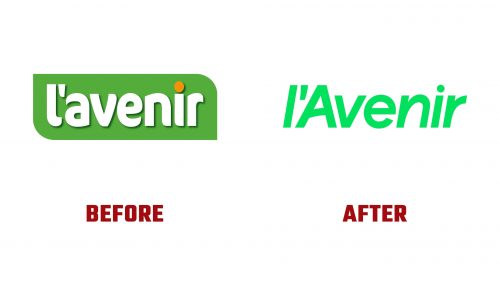 L'Avenir Logo Evolution