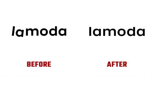 Lamoda Logo Evolution
