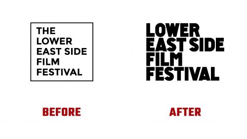 Lower East Side Film Festival Logo Evolution