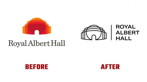 Royal Albert Hall Logo Evolution