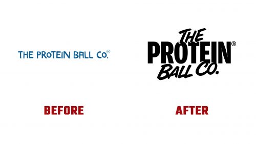 The Protein Ball Co Logo Evolution