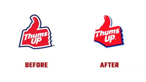 Thums Up Logo Evolution