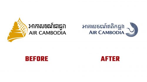 Air Cambodia Logo Evolution
