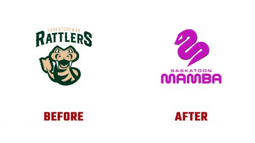 Saskatoon Mamba Logo Evolution
