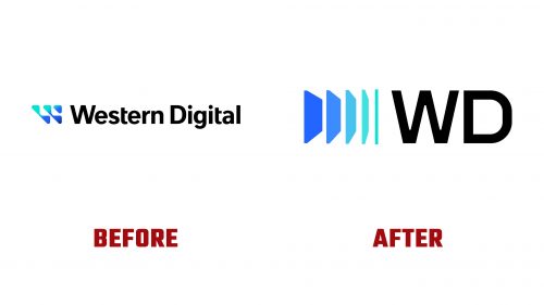Western Digital Logo Evolution