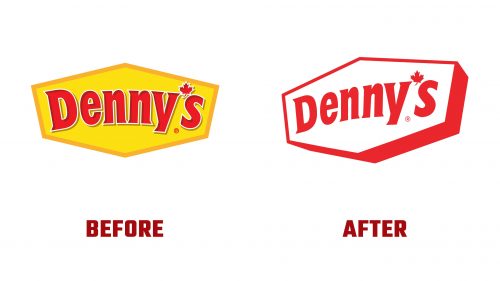 Denny's Canada Logo Evolution