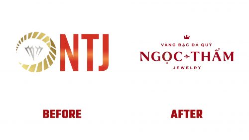 Ngoc Tham Jewelry Logo Evolution