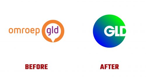Omroep Gelderland Logo Evolution