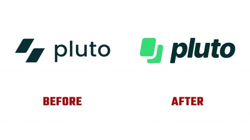 Pluto Logo Evolution