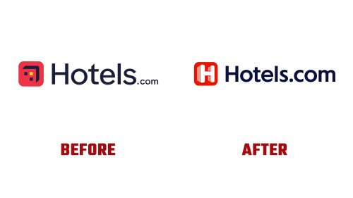 Hotels.com Logo Evolution