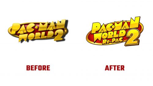 PAC MAN WORLD 2 Re PAC Logo Evolution