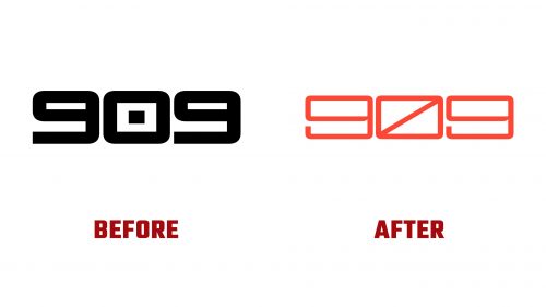 909 Festival Logo Evolution