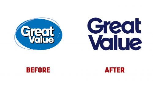 Great Value Logo Evolution