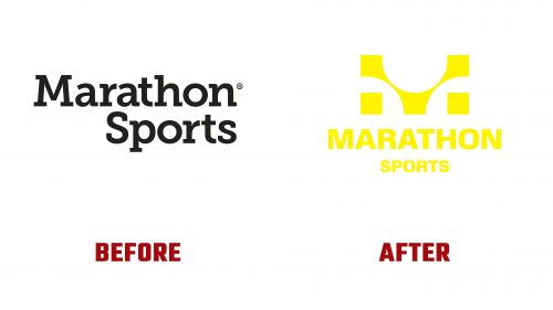 Marathon Sports Logo Evolution