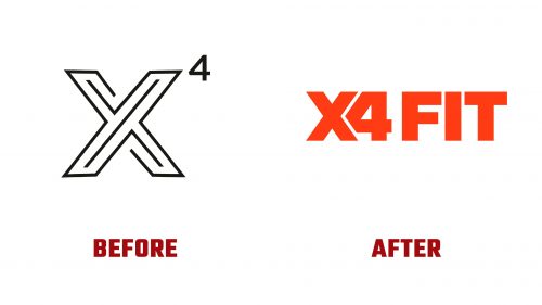 X4 FIT Logo Evolution