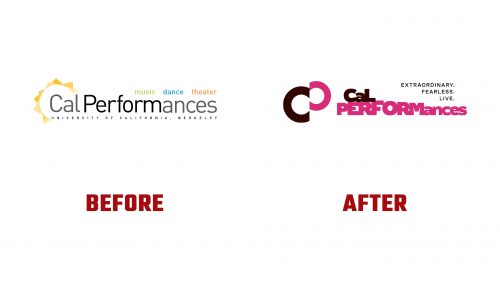 Cal Performances Logo Evolution