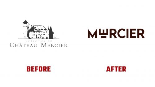 Chateau Mercier Logo Evolution