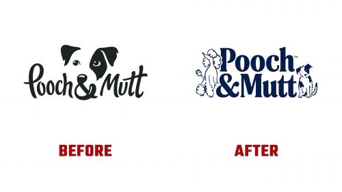 Pooch & Mutt Logo Evolution