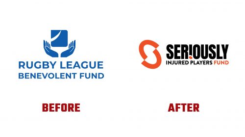 Seriously Injured Players Fund Logo Evolution