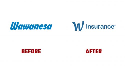 W Insurance Logo Evolution