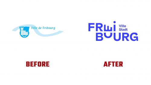 City of Fribourg Logo Evolution