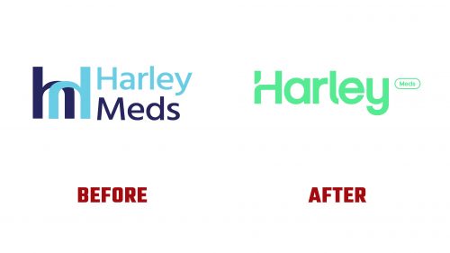 HarleyMeds Logo Evolution