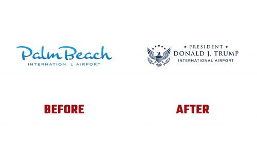 President Donald J. Trump International Airport Logo Evolution