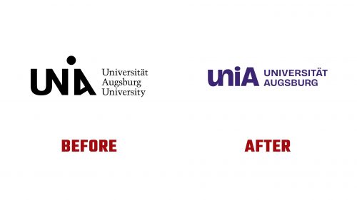 University of Augsburg Logo Evolution